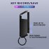 Mini Dictaphone Noise Reduction Audio Recorder Voice activated Recording Pen Portable Hook Keychain Meeting Recorder For Class Student 32GB