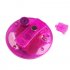 Mini Digital Alarm Clock Round LCD Digital Kitchen blue