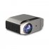 Mini Digital Projector 1080P High Definition LED Home Business Office Projector Portable Space gray UK Plug