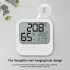 Mini Digital Thermometer Hygrometer Alarm Clock LCD Display Battery Powered For Home Office Restaurants Bars Cafe White