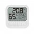 Mini Digital Thermometer Hygrometer Alarm Clock LCD Display Battery Powered For Home Office Restaurants Bars Cafe White
