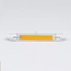 Mini Dimmable Glass R7S LED Lamp 5W 78mm/10W 118mm COB Bulb Replace Halogen Lamp Warm White_220V