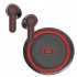 Mini Disc Wireless H3 Bluetooth compatible  Earphones Touch Stereo Noise Cancelling Low latency Headset Handsfree Headphones White Red