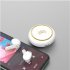 Mini Disc Wireless H3 Bluetooth compatible  Earphones Touch Stereo Noise Cancelling Low latency Headset Handsfree Headphones White gold