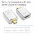Mini Display Port to HDMI VGA Converter Adapter Lightning DP Cable for MacBook Air 13 Surface Pro 4 Silver
