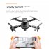 Mini Drone 4k HD Dual Camera Fpv RC  Drone Obstacle Avoidance Helicopter Folding Quadcopte Toys Black 3 Batteries