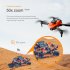 Mini Drone 4k HD Dual Camera Fpv RC  Drone Obstacle Avoidance Helicopter Folding Quadcopte Toys Black 3 Batteries