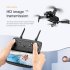 Mini Drone 4k HD Dual Camera Fpv RC  Drone Obstacle Avoidance Helicopter Folding Quadcopte Toys Black 3 Batteries