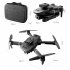 Mini Drone 4k HD Dual Camera Fpv RC  Drone Obstacle Avoidance Helicopter Folding Quadcopte Toys Black 3 Batteries