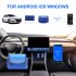 Mini ELM327 OBDII Car Auto Diagnostic Scanner Code Reader V3 0 OBD2 Professional Scan Tool Compatible For Android Windows PC blue