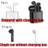 Mini Earbuds Earphone Wireless Bluetooth Headsets Headphones black Binaural with charging box