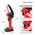 Mini Electric  Chain  Saw Woodworking Lithium  Battery Chainsaw Wood  Cutter Cordless Garden  Rechargeable  Tool  Red Australian plug