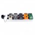 Mini Electric Guitar Effects PedalBoard Portable Integrated Effects Board Hide Power Cables  3  board