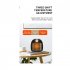 Mini Electric Heater Built in 3600 rpm Silent Fan 3 Levels 36db Low Noise Portable Fast Heating Space Heater EU Plug