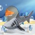 Mini Electric Shark Remote Control Boat Bionic Fish Submersible Infrared Control Summer Water Toy Orange