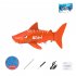 Mini Electric Shark Remote Control Boat Bionic Fish Submersible Infrared Control Summer Water Toy Black