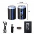 Mini Electric Shaver With High Power Motor Waterproof Brushless Motor Ideal Gift For Men Male 4 Pcs Kit A