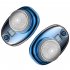 Mini Electric Shaver With High Power Motor Brushless Motor Digital Display Screen Ideal Gift For Men Male 4 Pcs Kit gradient blue