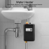 Mini Electric Tankless Instant Hot  Water  Heater With Lcd Display For Home Kitchen Washing US plug 110v black