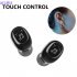 Mini F911 Bluetooth compatible Headset Wireless Earbuds Small Sports 5 0 Stereo Nfc Function Voice Control Portable Earbuds F911 white