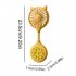 Mini Fan USB Rechargeable Portable Suction Cup Folding Fan Personal Outdoors Little Fan For Outdoor Indoor Office Travel yellow