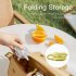 Mini Fan USB Rechargeable Portable Suction Cup Folding Fan Personal Outdoors Little Fan For Outdoor Indoor Office Travel White