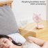 Mini Fan USB Rechargeable Portable Suction Cup Folding Fan Personal Outdoors Little Fan For Outdoor Indoor Office Travel White