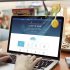 Mini Fan USB Rechargeable Portable Suction Cup Folding Fan Personal Outdoors Little Fan For Outdoor Indoor Office Travel White
