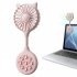 Mini Fan USB Rechargeable Portable Suction Cup Folding Fan Personal Outdoors Little Fan For Outdoor Indoor Office Travel White