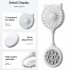 Mini Fan USB Rechargeable Portable Suction Cup Folding Fan Personal Outdoors Little Fan For Outdoor Indoor Office Travel White