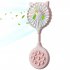 Mini Fan USB Rechargeable Portable Suction Cup Folding Fan Personal Outdoors Little Fan For Outdoor Indoor Office Travel pink