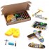 Mini Finger Toy Set Mini Finger Scooter Finger Skateboard Roller Skates Board Game Fingertip Toys Birthday Xmas Gifts For Kids Finger skateboarding suit