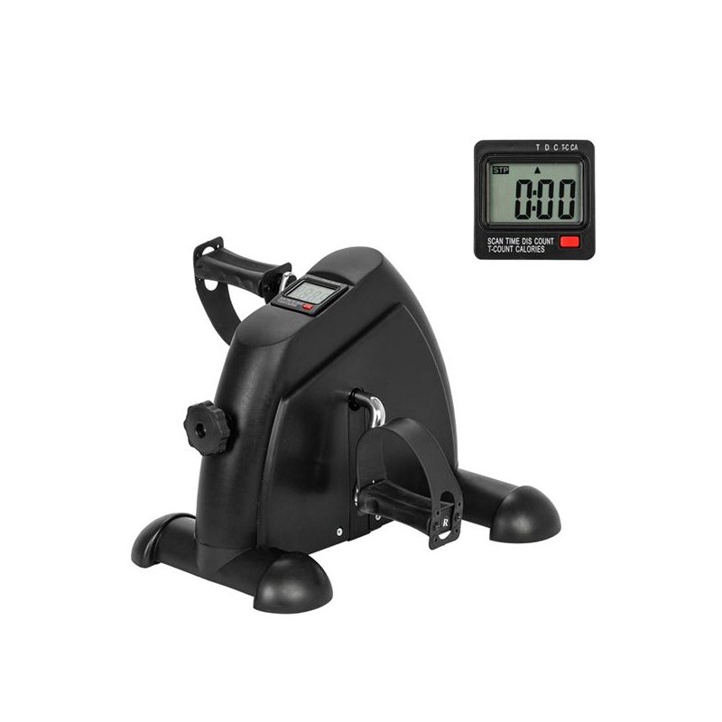 Mini  Fitness  Device Home Exercise Bike Portable Durable Hand And Foot Trainer black_07836638