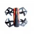 Mini Fixed Height Remote Control Quadcopter With Colorful Led Lights Children Flight Training Small Drone Toy red