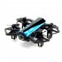 Mini Fixed Height Remote Control Quadcopter With Colorful Led Lights Children Flight Training Small Drone Toy blue