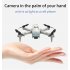 Mini  Folding  Aircraft Dual lens Dual cut Aerial Photography Fixed height Wifi Remote Control Drone Off white with 4K wifi camera