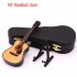 Mini Full Angle Folk Guitar Guitar Miniature Model Wooden Mini Musical Instrument Model Collection M  16CM Acoustic guitar full angle