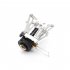 Mini Gas Stove Portable Foldable Aluminum Alloy Gas Furnace Outdoor Picnic Cooking Camping Supplies AT6312 red ignition