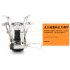 Mini Gas Stove Portable Foldable Aluminum Alloy Gas Furnace Outdoor Picnic Cooking Camping Supplies AT6312 red ignition