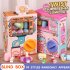 Mini Gashapon Machine Funny Cartoon Animal Doll Figures Capsule Vending Machine Dispenser For Kids Gifts Cartoon  with 12 gashapons 