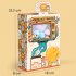Mini Gashapon Machine Funny Cartoon Animal Doll Figures Capsule Vending Machine Dispenser For Kids Gifts Cartoon  with 12 gashapons 