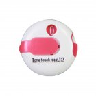 Mini Golf Stroke Score Counter One Touch Reset Professional Scoring Tool Precise Marker For Golf Course white/pink
