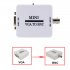 Mini HD VGA to BNC Video Converter Box Composite VGA to BNC Adapter Conversor Digital Switcher Box for HDTV Monitor white