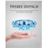 Mini Hand Operated Induction Drones UFO Quadrotor blue