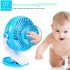 Mini Handheld Clip On Fan Portable Usb Rechargeable 720 Degree Rotation Quiet Desk Fan For Home School black