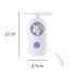 Mini Handheld Fan Cartoon Portable USB Charging with Night Light for Home Office Travel B pink 11   4 7cm