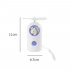 Mini Handheld Fan Cartoon Portable USB Charging with Night Light for Home Office Travel A white 11   4 7cm