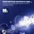Mini Handheld Fan Led Display Usb Charging Portable Large Wind Small Fan For Summer Outdoor Sport Pearl White  4000mA 