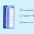 Mini Handheld Fan Led Display Usb Charging Portable Large Wind Small Fan For Summer Outdoor Sport Pearl White  4000mA 