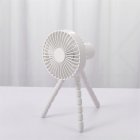 Mini Handheld Stroller Fan With Flexible Tripod For Children Office Room Car Traveling Bbq Gym Fan white 112x110x227mm